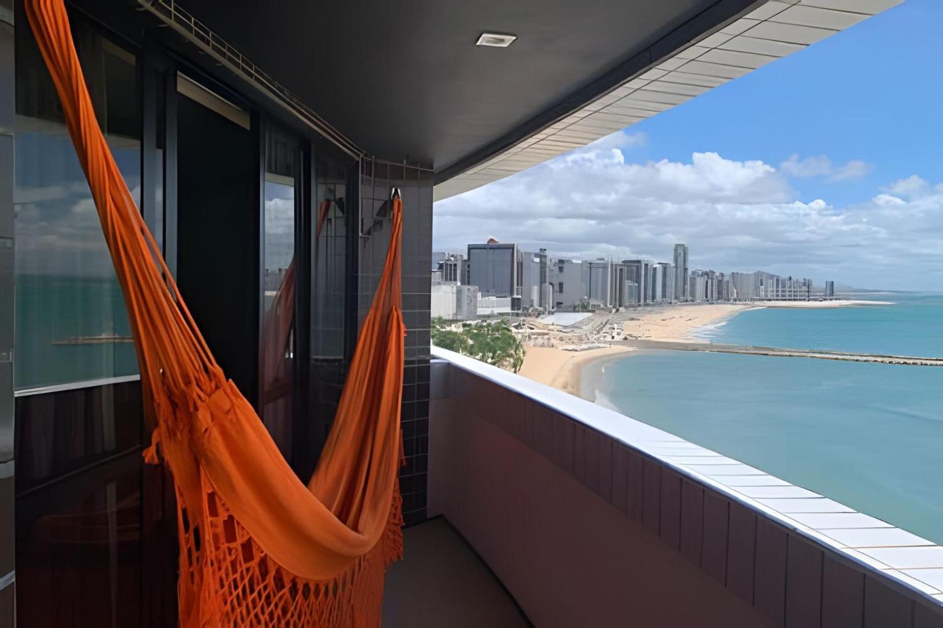 Апартаменты Hosts Br - Flat Frente Mar Na Beira Mar Форталеза Экстерьер фото